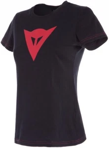 MAGLIA MANICHE DONNA DAINESE SPEED DEMON LADY T-SHIRT BLACK RED TG L - Imagen 1 de 2