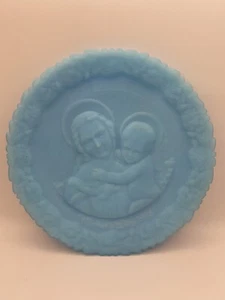 PLATO FENTON AZUL SATINADO DÍA DE LA MADRE 1973 - De colección - Imagen 1 de 4