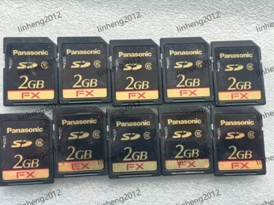 10PCS Panasonic 2GB SD Memory card C6 - Image 1 of 2
