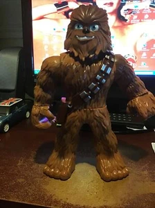 DISNEY STAR WARS CHEWBACCA PLASTIC 12" FIGURE NO BOX BIRTHDAY CHRISTMAS  TOY - Picture 1 of 2