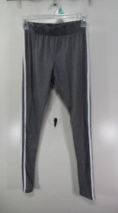 Lovemood Side Stripe Jogger Pants Size M Gray White Elastic Waist - Picture 1 of 3