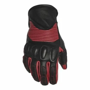 Speed and Strength Pixie Leather Motorcycle Gloves Black/Maroon Women's SM - 2XL - Picture 1 of 2