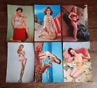 Postcards Pin Up Models Vintage 60's Icons Set of 6 (A3 #2)