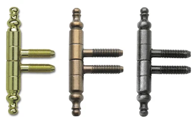 Stil Einbohrband 9 mm Fensterband Möbelband Scharnier zum Einbohren Zierkopf - Bild 1 von 4