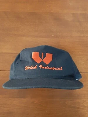 Gorra azul Welch Industrial de colección con cierre a presión protector de desgaste tienda de máquinas de Nueva York Foto 1 de 4