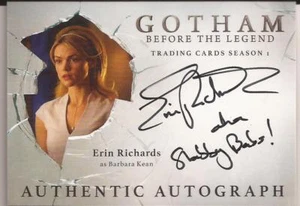 Cryptozoic Gotham Before the Legend Season 1 Erin Richards autograph Barbara ER - Picture 1 of 2