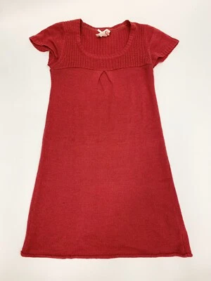 Vestido Suéter Rojo Manga Corta Derek Heart Juniors Mediano Pullover  Foto 1 de 4