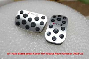 A/T Gas Brake pedal Cover For Toyota Hilux Revo Fortuner 2015-21 - Picture 1 of 7