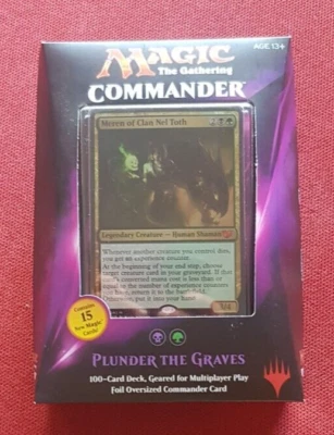 Plunder the Graves Commander Deck Sealed - Magic The Gathering - MtG - Immagine 1 di 4