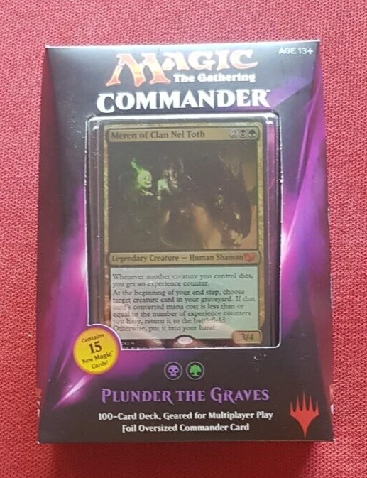 Plunder the Graves Commander Deck Sealed - Magic The Gathering - MtG - Immagine 1 di 4