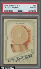 2018 Topps Allen & Ginter #83 Cryptocurrency RC Rookie PSA 10 