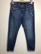 Mavi Damen Jeans Lexy Mid-Rise, Super Skinny LT Shaded Str. Blau, W28 L27
