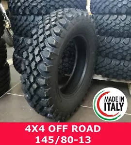 GOMME PNEUMATICI PANDA 4X4 OFF ROAD 145/80 R13 M+S GOMME 145 80 13 RICOSTRUITO - Foto 1 di 3