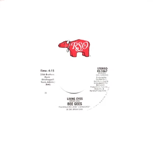 BEE GEES:    LIVING EYES / I STILL LOVE YOU .. 45 RPM 5105 - Picture 1 of 3
