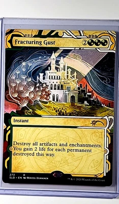 2021 MTG Magic the Gathering SLD Secret Lair Showcase #273 Fracturing Gust - Image 1 of 2
