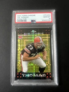 2007 Topps Chrome Xfractor #TC264 Joe Thomas Rookie RC PSA 10 - Bild 1 von 2