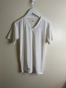 Under Armour Tactical Heatgear Compression White V Neck T-Shirt Size XL - Picture 1 of 8