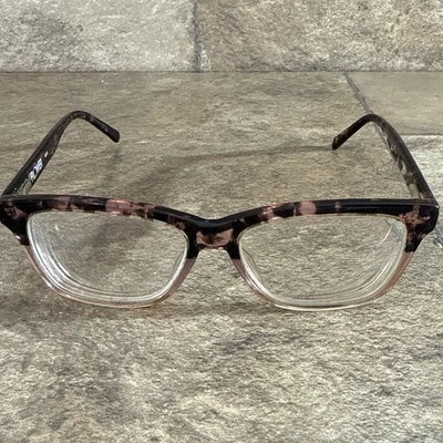 Flower 6010 Womens Eyeglasses Frames Brown Pink Tortoise Flex Hinge 52-15-140-40 - Image 1 of 4