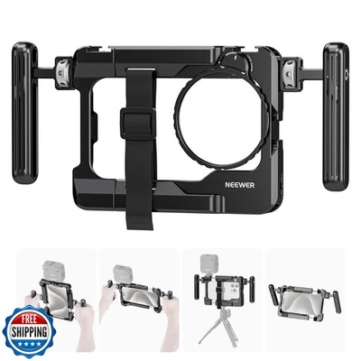 NEEWER Universal Smartphone Video Rig with Handles 67mm Filter Adapter Anti D - Image 1 of 4