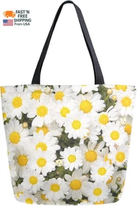 Stylish Print Extra Large Shoulder Tote Bag for Beach Travel Weekender Gym Groce - Picture 1 of 12