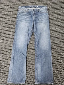 Guess Desmond Relaxed Fit Jeans Mens 34x34 Dark Blue Straight Leg - Picture 1 of 7