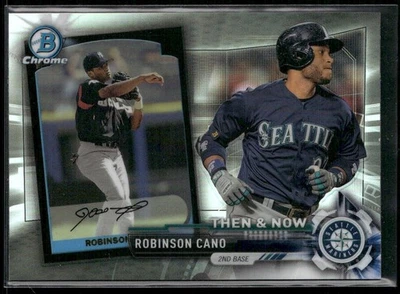 Robinson Cano 2017 Topps Chrome Bowman Chrome Then & Now #BTN-14 Mariners Foto 1 de 2