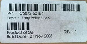 HP - Entry roller - C6072-60154 - Afbeelding 1 van 1