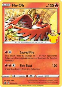 Holo Ho-Oh 001/025 Celebrations Pokemon TCG - Picture 1 of 1