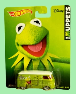 2014 Hot Wheels Pop Culture: The Muppets VOLKSWAGEN T1 PANEL BUS Lime Green 1:64 - Picture 1 of 14