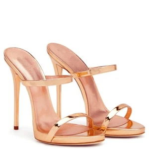 Elegante Mujer Plataforma Tacones Altos Zapatillas Moda Punta Abierta Vestido Sandalias Zapatos - Imagen 1 de 18