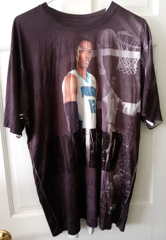 Orlando Magic Dwight Howard #12 Two Side Photo Print Shirt Three60 Gear XL Cover