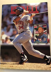 Beckett Baseball Card Monthly June 1992 #87 Kirby Puckett Ruben Sierra Mint - Picture 1 of 2