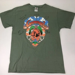 Cornmeal Logo Signed size M Medium T Shirt Rare Chicago Bluegrass Jam Band Tee - Picture 1 of 9