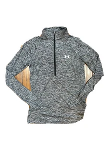 Under Armour Heatgear 3/4 Zip Heather Black Small - Bild 1 von 1