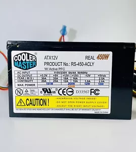 COOLER MASTER RS-450-ACLY 450W ATX 20 PIN - Foto 1 di 4