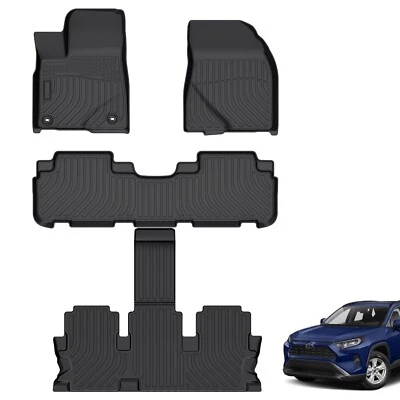 Tapete forro tapetes Toyota Highlander - 2014-2019 qualidade OEM borracha 4 peças - Imagem 1 de 4