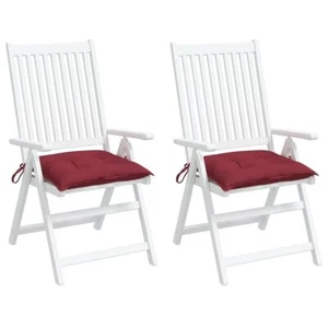 Pallet Cushions 2 pcs Wine Red 19.7"x19.7"x2.8" Oxford Fabric - Picture 1 of 8
