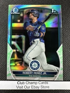 2023 #BCP-124 Robert Perez Bowman Chrome 1st Prospect Refractor Seattle Mariners - Bild 1 von 2