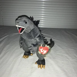 Ty 2001 Beanie Baby Godzilla with Tags Japan Exclusive! Excellent Condition! - Picture 1 of 4