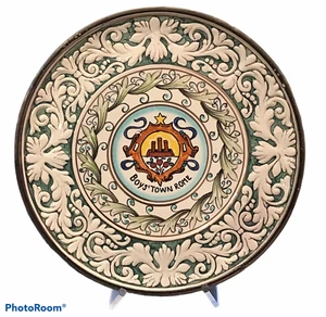 Rome Vintage Hand Painted 11 1/2” RD Plate Italy. - Bild 1 von 3