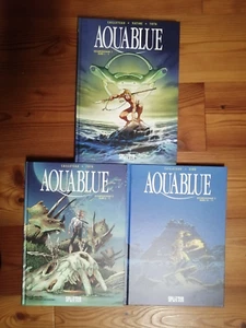 AQUABLUE Gesamtausgabe Band 1-3 komplett HC Science Fiction Comic Album Splitter - Bild 1 von 7