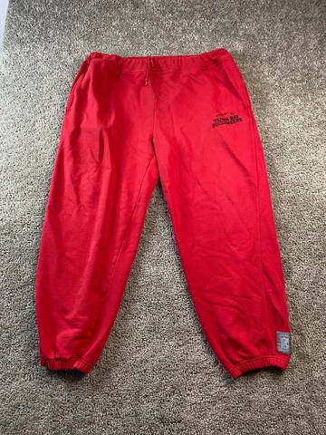 Tampa Bay Buccaneers Pants Adult Large Red Sweatpants NFL Football Reebok Mens Cover