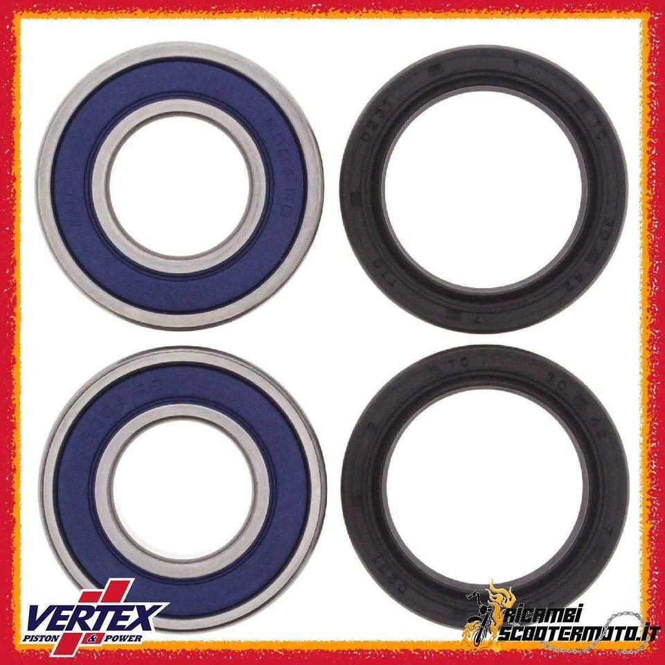 2006-2017 Kawasaki Ex 650 Ninja 650R Front Wheel Bearing Kit 25-1389#3 - Image 1 of 1