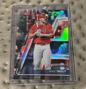 2020 Bowman's Best Refractor Mike Trout #2 Angels