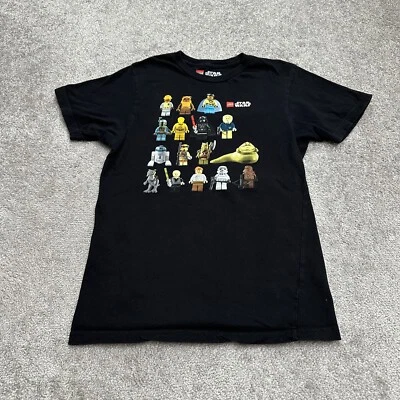 Lego Star Wars Graphic T-Shirt Boys XL Black Crew Neck Cotton Short Sleeve Tee - Image 1 of 4