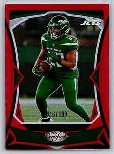 Breece Hall 2024 Panini Certified Mirror Red /100 #15 New York Jets - Picture 1 of 2