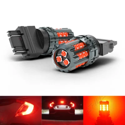 3157 3156 Red LED Brake Stop Signal Tail Light Bulbs For Ford Explorer 1991-2010 - Image 1 of 4