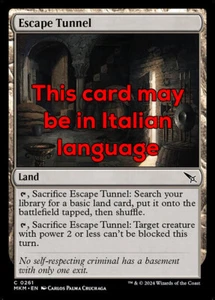 MTG ESCAPE TUNNEL FOIL EXC - GALLERIA DI FUGA 261 - MKM - MAGIC - Picture 1 of 1