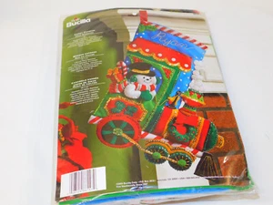 NUOVO 2009 Plaid BUCILLA CANDY EXPRESS Feltro Applique Natale Calza Kit 86147 - Foto 1 di 4
