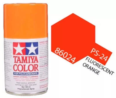 PS-24 Fluorescent Orange Paint, 100ml Spray Can - Image 1 of 2